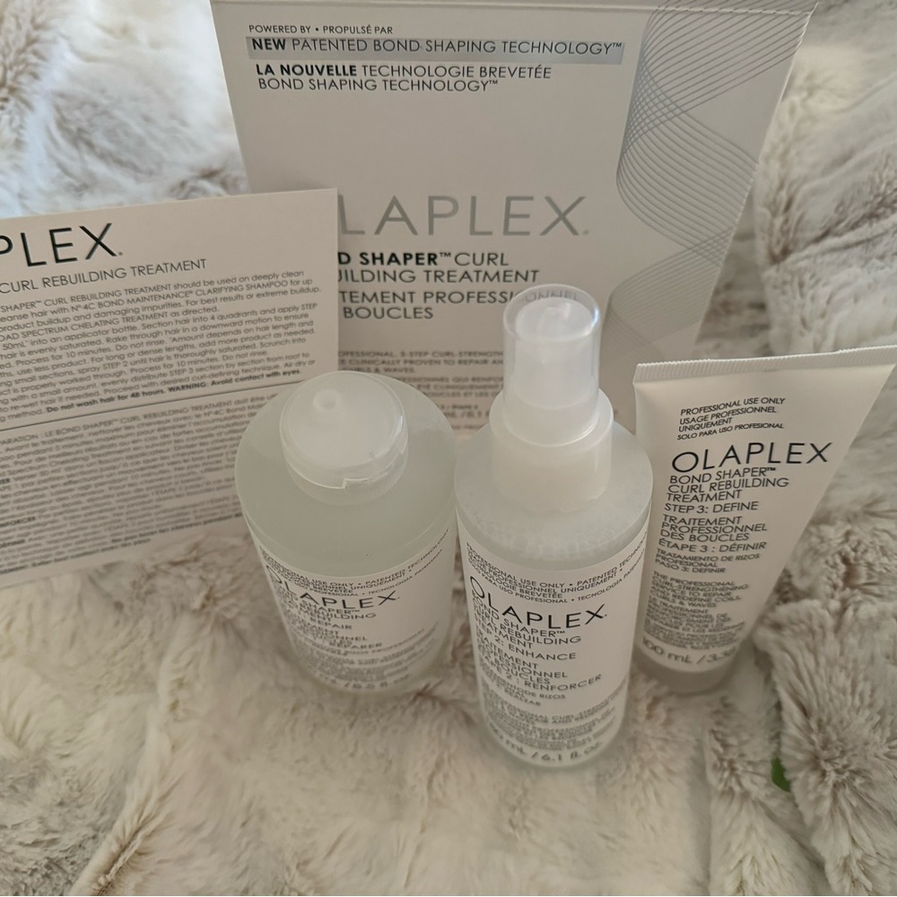 Olaplex  Bond Shaper Curl Rebuilding Treatment set